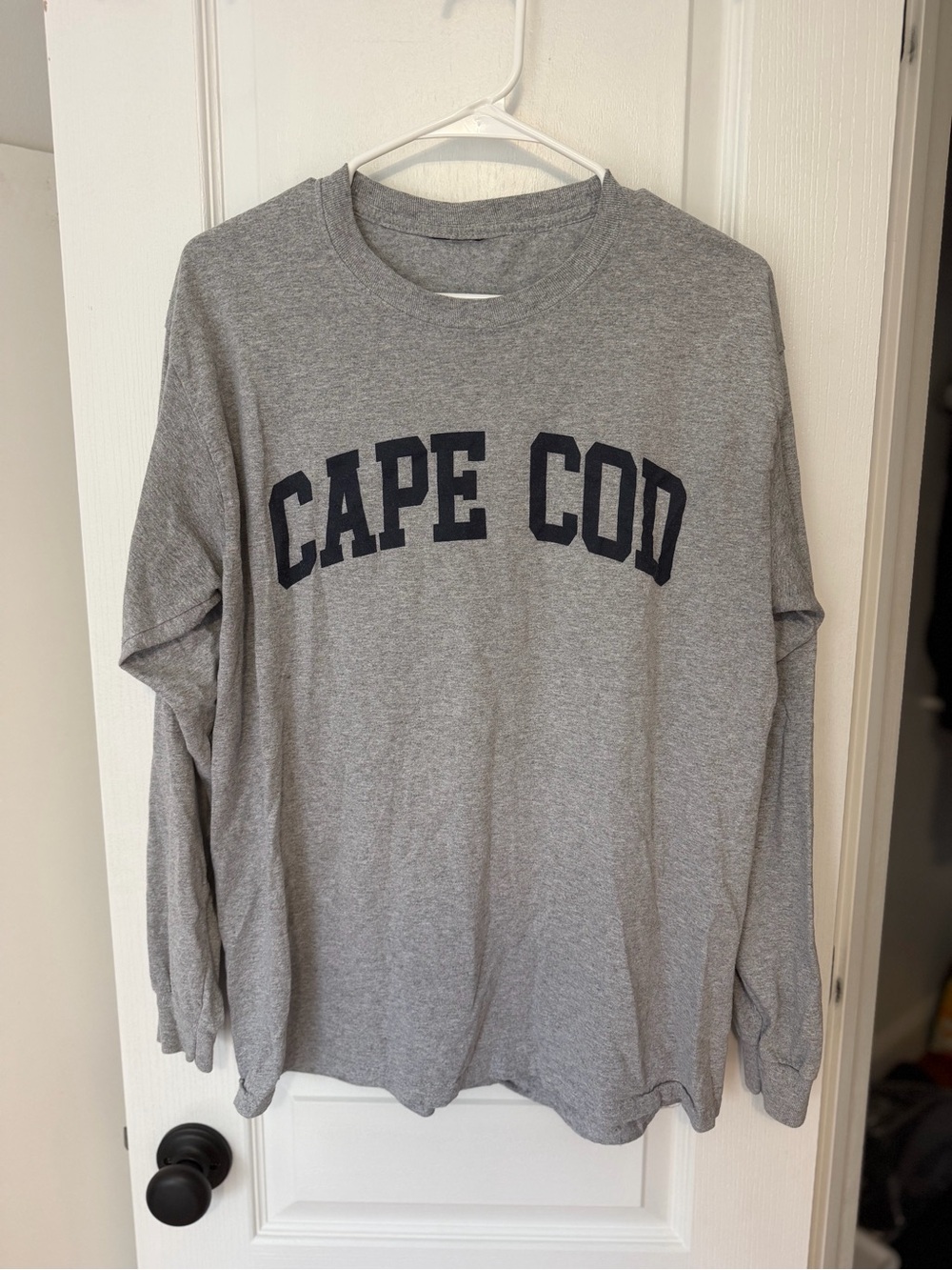 Cape Cod Gray Long Sleeve Graphic Tee